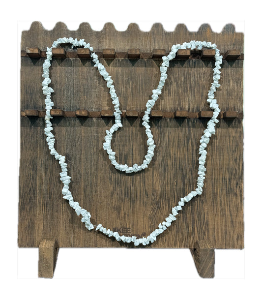 CALMING Howlite Crystal Necklace